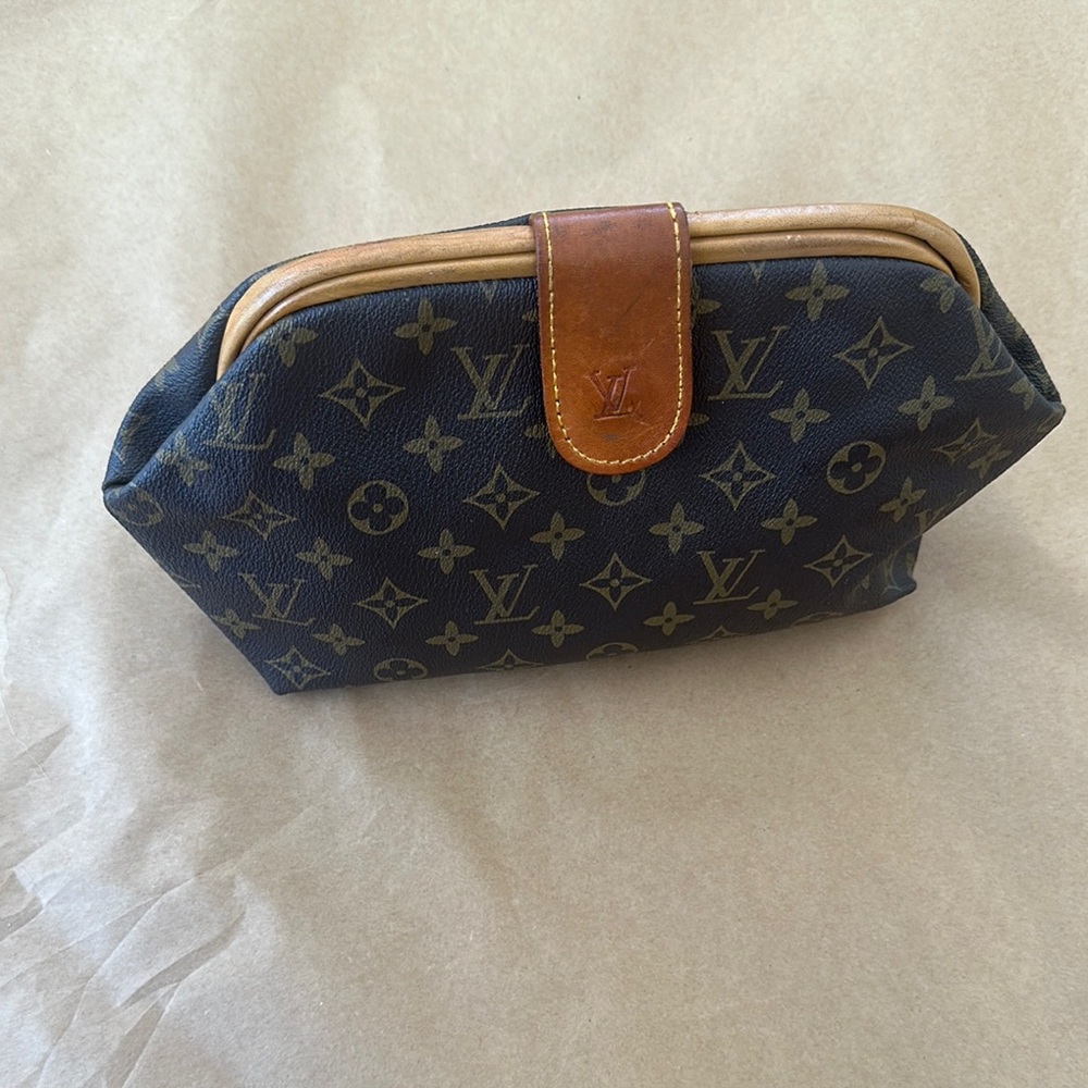 Louis Vuitton Monogram Black and Brown Bag